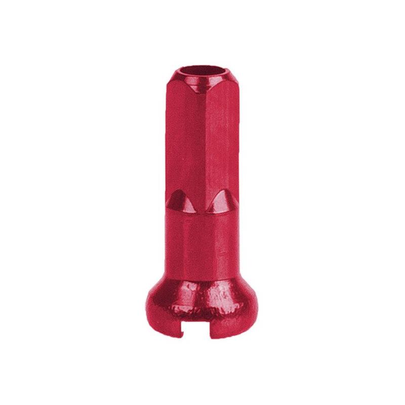 nipl CnSpoke Al 2x14mm anodizovaný  červený
