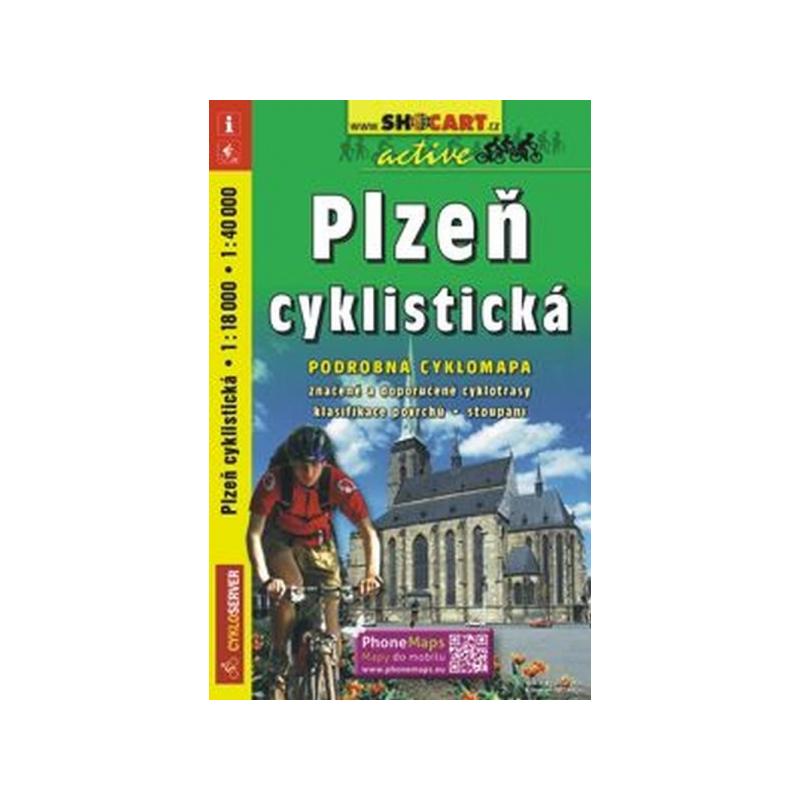 mapa cyklo Plzeň cyklistická