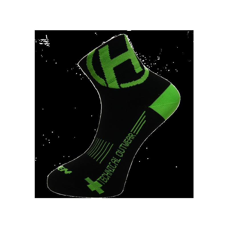 ponožky HAVEN LITE SILVER NEO 2páry černo/zelené