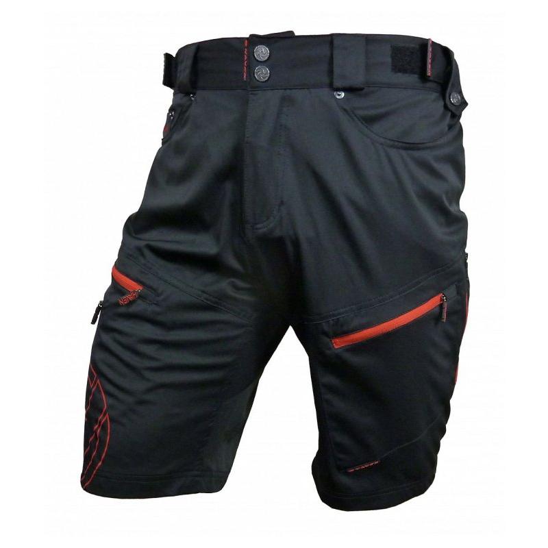 kalhoty krátké pánské HAVEN NAVAHO SLIMFIT černo/červené - XL