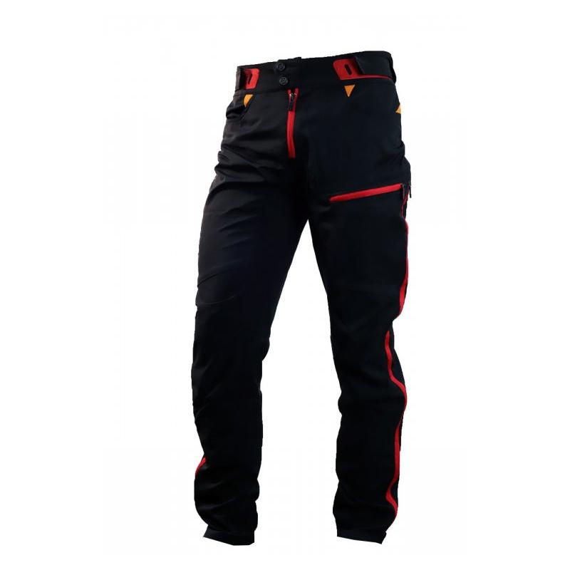 kalhoty dlouhé unisex HAVEN SINGLETRAIL LONG černo/červené - XL